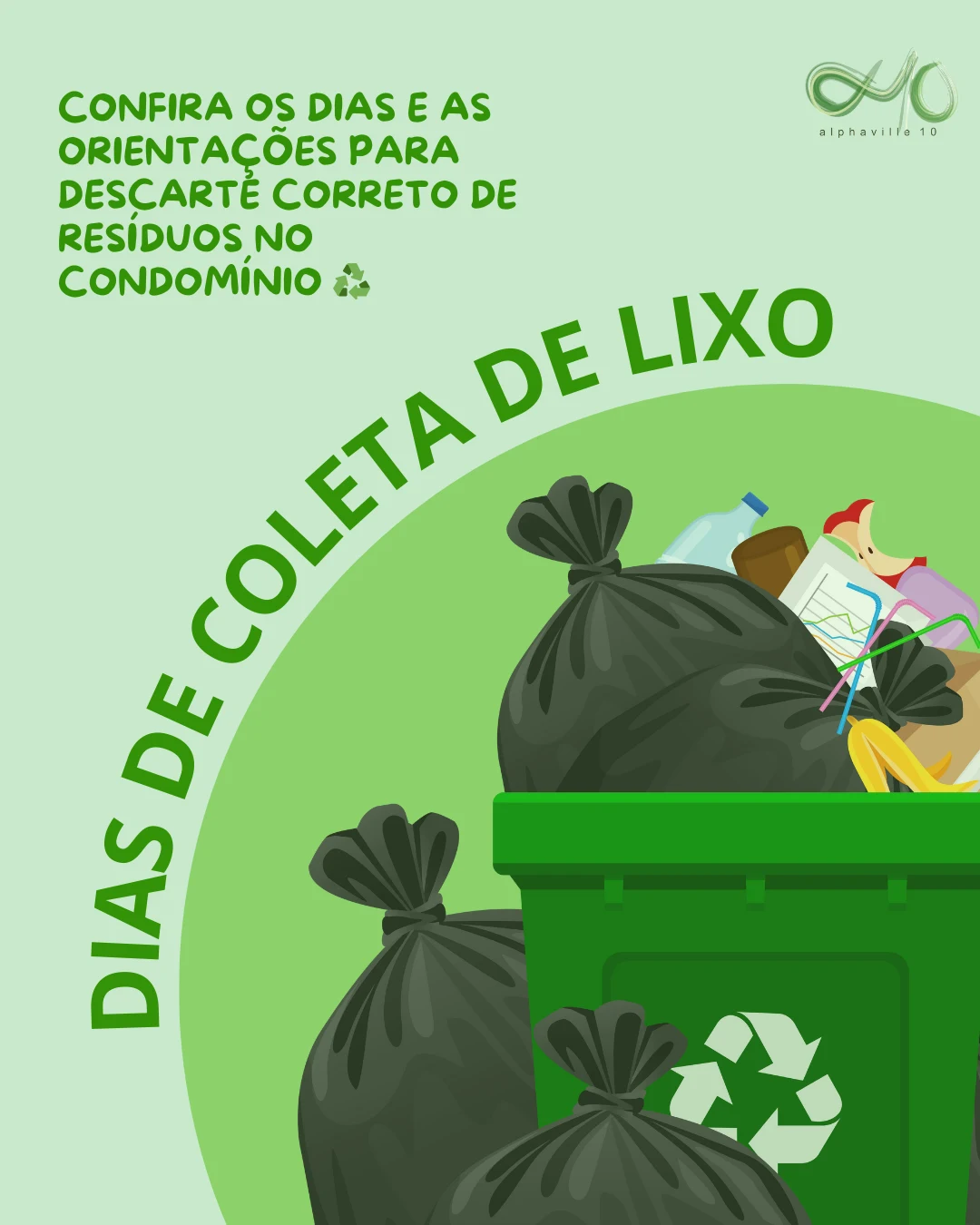 Dias de coleta de lixo — confira as orientações para descarte no condomínio